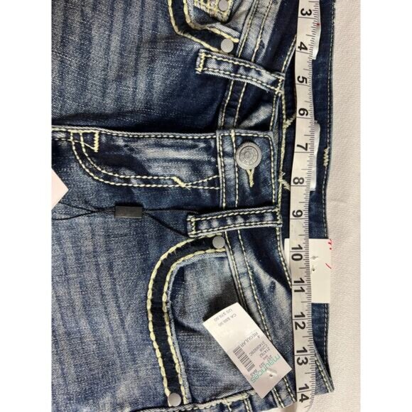 Vigoss Heritage Fit Flare Leg Mid Rise Jeans Size 4 - Picture 4 of 12